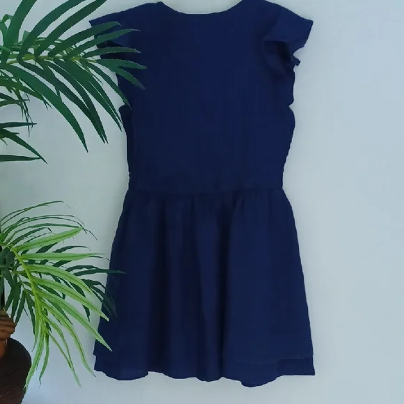 Vineyard Vines Deep Blue Linen Dress - Picture 6 of 9